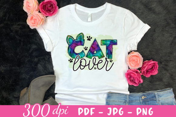 Cat Lover PNG - Cat Sublimation Design Review