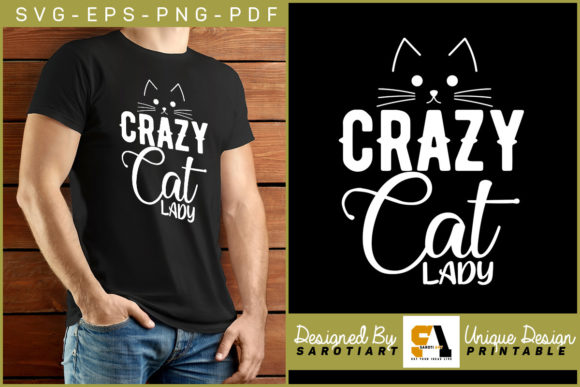 Crazy Cat Lady T-Shirt Embroidery Design Review