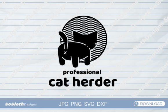 Professional Cat Herder Embroidery Design Review